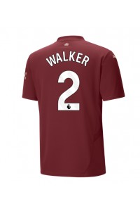 Fotbalové Dres Manchester City Kyle Walker #2 Třetí Oblečení 2024-25 Krátký Rukáv